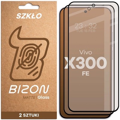 2x Mattes Schutzglas für Vivo X300 FE Bizon Displayschutzglas Hartglas Glas