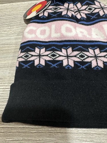 Colorado Winter Beanie Mütze Cozy Colorado Outdoor Mehrfarbig Neu mit Etikett Rosa Blau - Bild 5 von 9