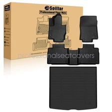 TPE Floor Mats & Trunk Cargo Liner For 2020-2025 Mercedes-Benz GLE-Class SUV 3D