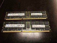 SAMSUNG 32GB 16GBx2 DDR3 12800R PC3L Desktop Memory