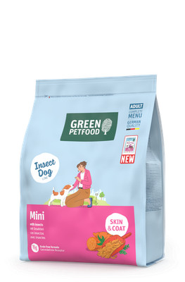 Green Petfood InsectDog Mini with Insects (5x900g) | für kleine Rassen