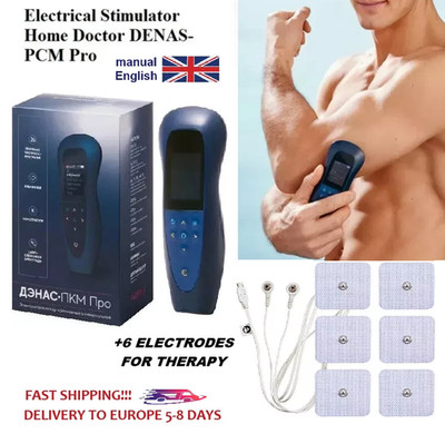 Denas PCM Pro 8 Electric Neurostimulator Multilanguage NEW 2023 Model + CASE!