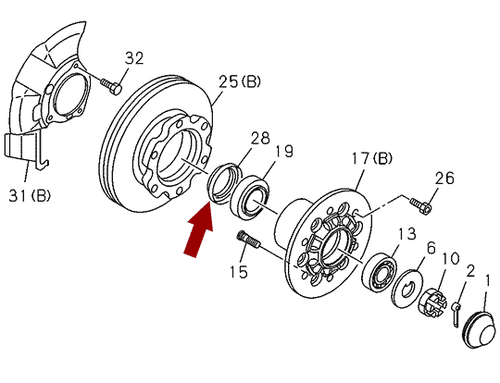 ISUZU ELF TRUCK NHR NKR NKR55 NLR NLR85 NMR NMS85 FRONT HUB SEAL OIL JAPAN - Picture 2 of 6