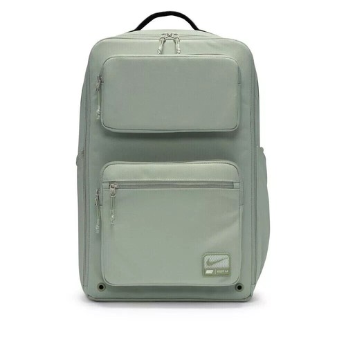 Nike Utility Speed Mochila 27L Bolsa de Gimnasio Viaje Jade Horizon Verde Aceite FN4106 370 - Imagen 8 de 13