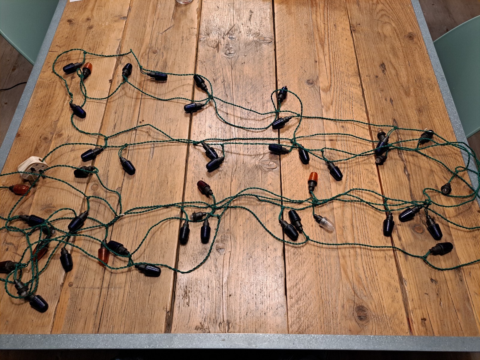 2 X Sets Vintage Christmas Fairy Lights eBay