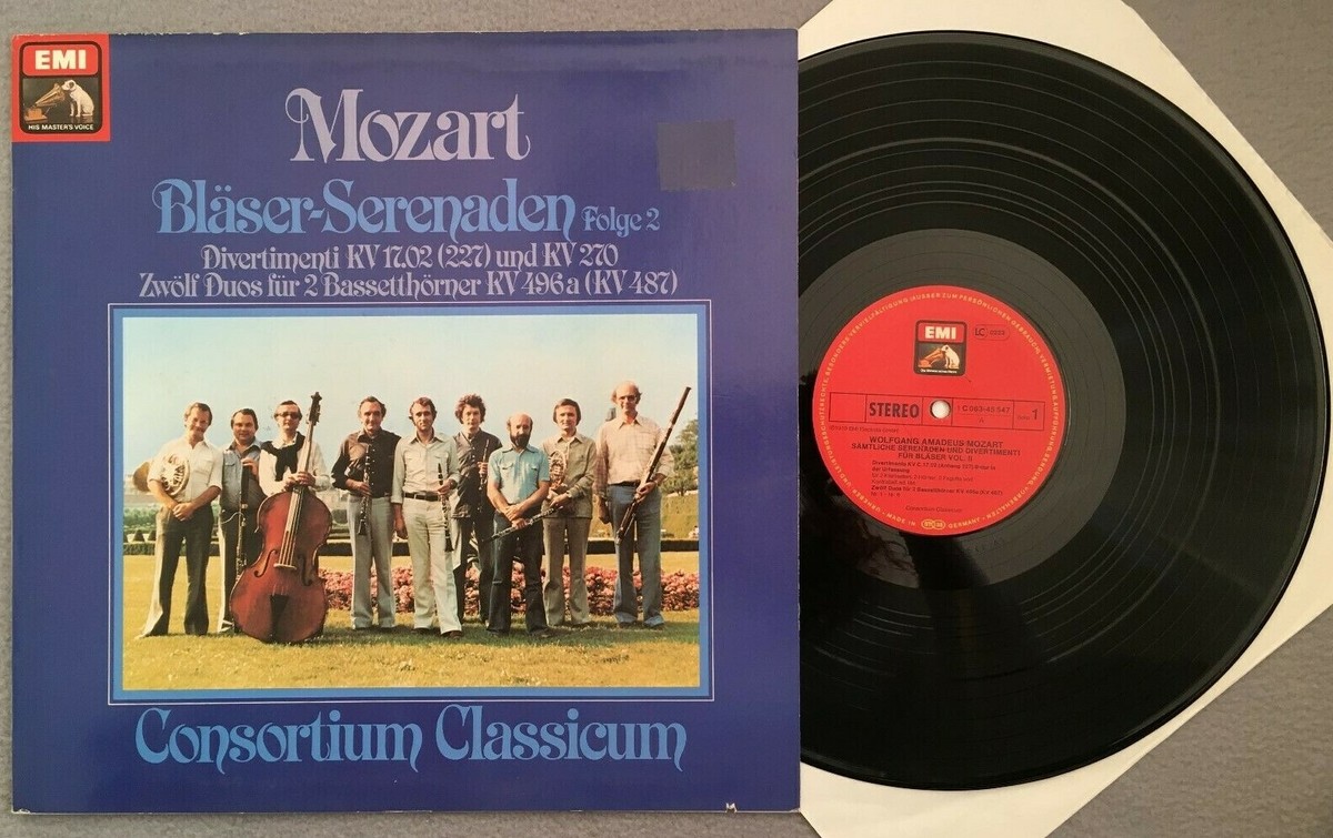 Z107 Mozart Wind Serenades Vol.II Consortium Classicum EMI