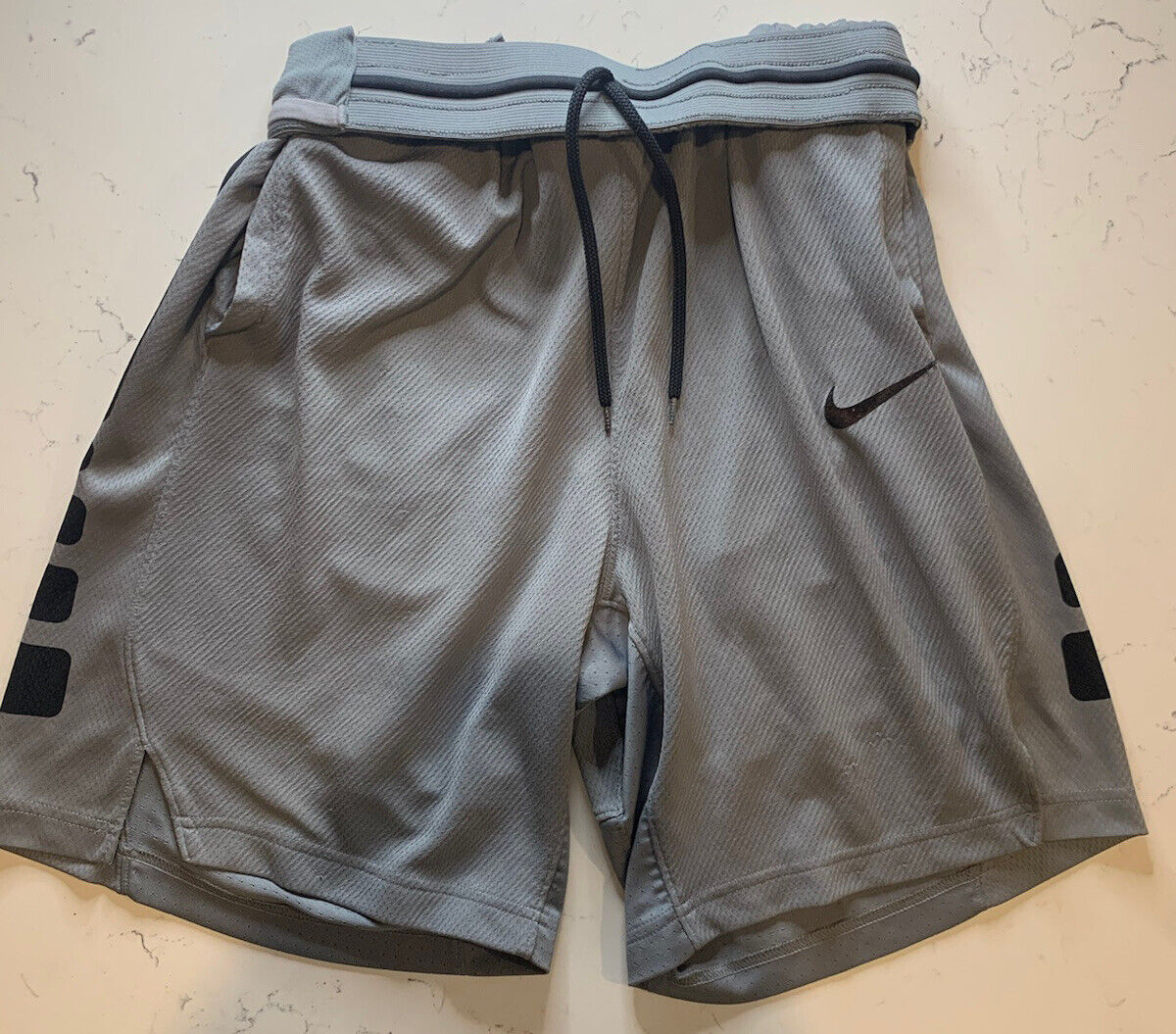 Nike Elite Shorts. Grey. Drawstring. Pockets. Kid… - image 5
