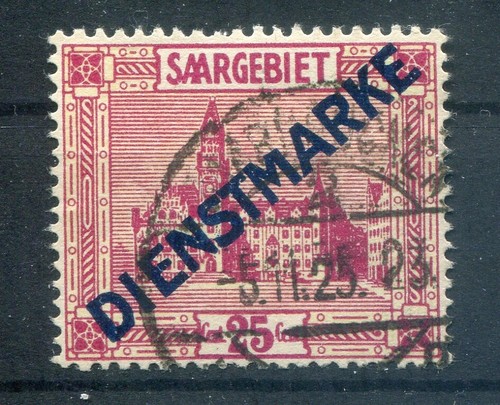 Saar Service 14I / IV Abart Stamped (79709