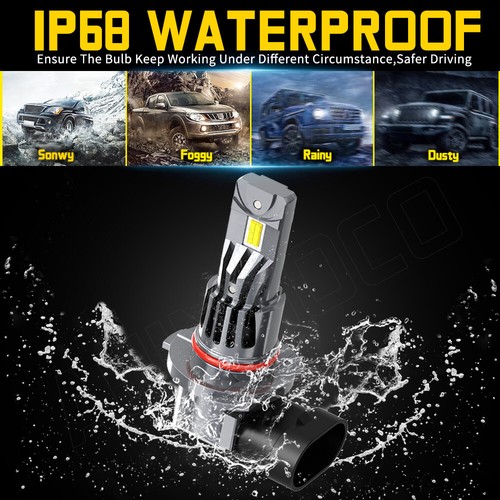 For Chevy Silverado 1500 2500 HD 2003-2006 LED Headlights Fog Light 3000K/6000K - Picture 8 of 18