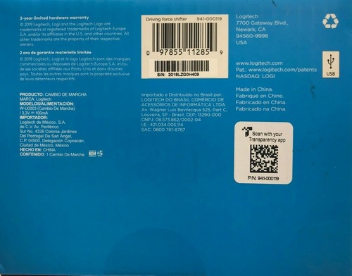 Logitech - 941-000119 - Driving Force Shifter For G29 And G920 - Picture 5 of 5
