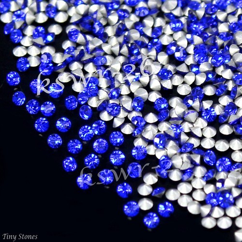 250 Pierres Précieuses Saphir Naturel Rond 1.5mm - Lot De 4.50 Carats - Rose Et Bleu - Sri Lanka