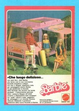 TOP981-PUBBLICITA'/ADVERTISING-1981-ROULOTTE BARBIE-MATTEL-1 FOGLIO