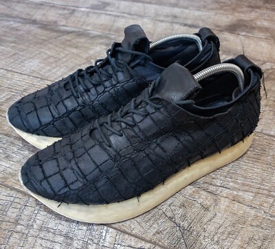 Puro Individual Secret Leather Sneakers Womens Size 39 Shoes Boots Avant Garde