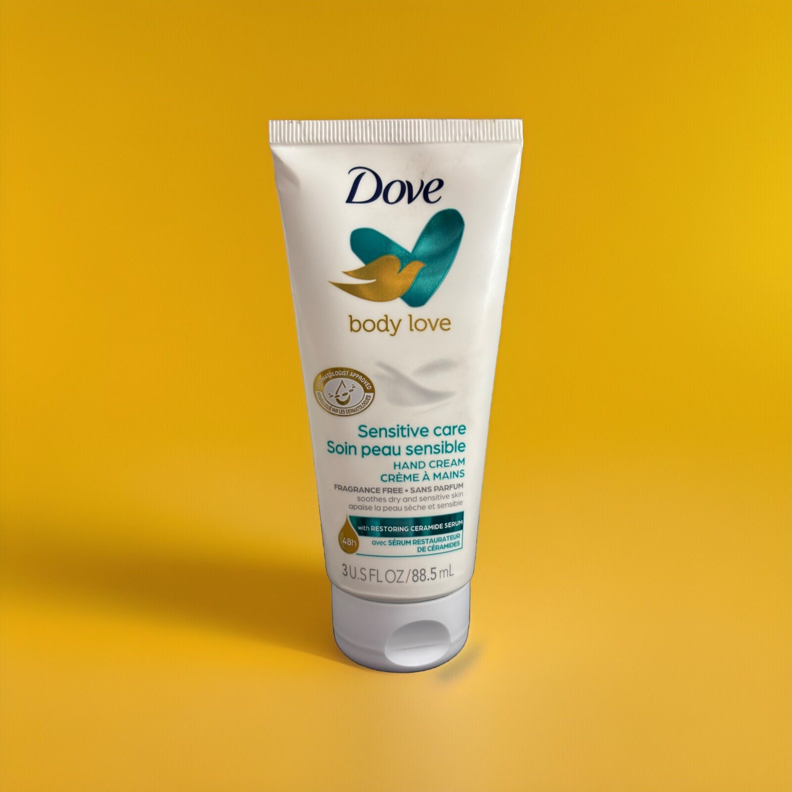 Dove Sensitive Care Hand Cream for Dry Skin 3 Fl Oz Hydrating & Nourishing