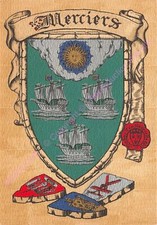 CARTE POSTALE FRANCE METIER MERCIERS BLASON  Edt DAYEZ