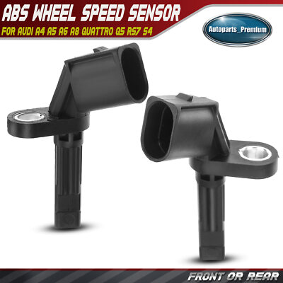 2x Front or Rear ABS Wheel Speed Sensors for Audi A4 A5 A6 A8 Quattro Q5 RS7 S4