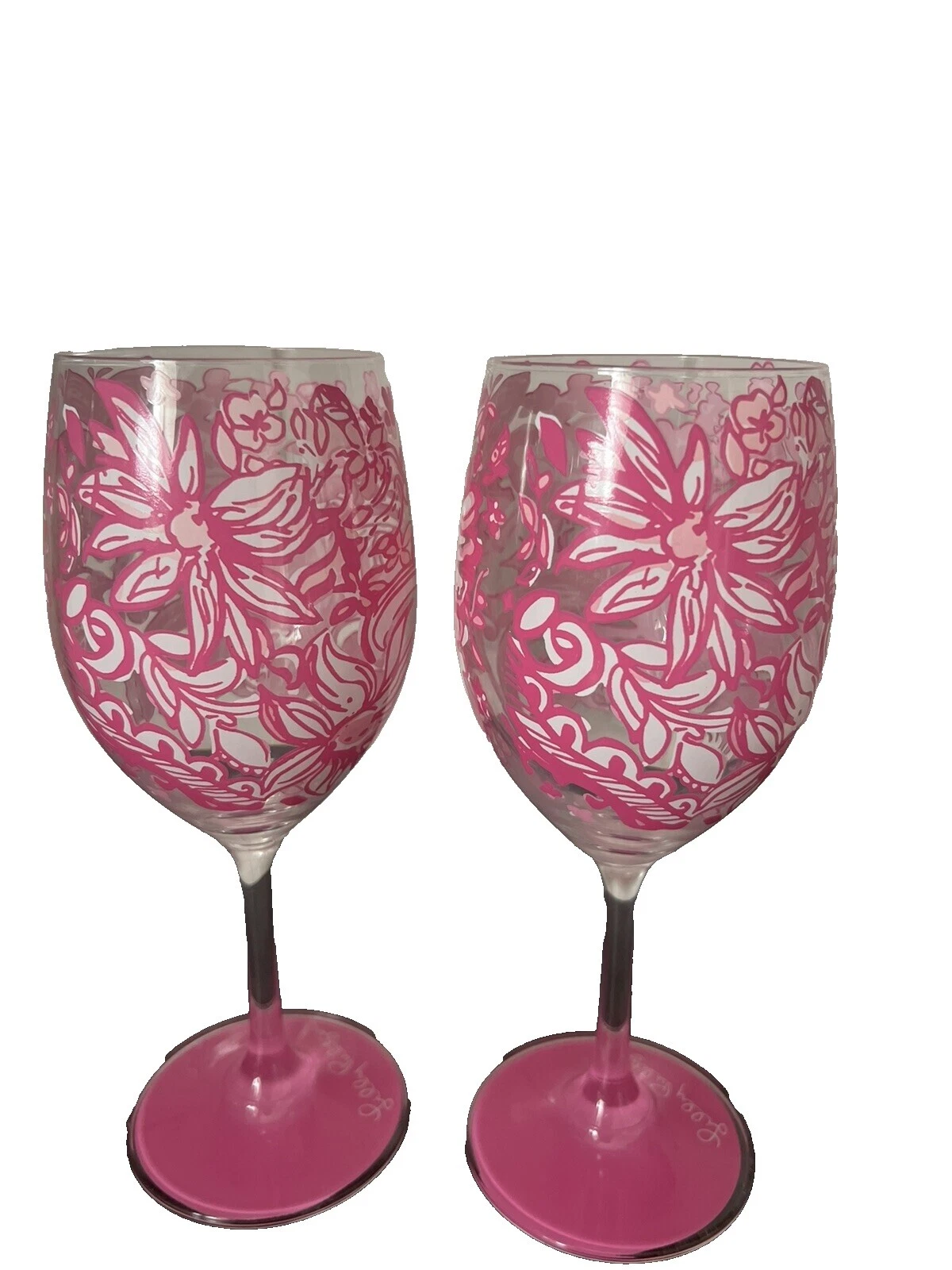 Lilly Pulitzer Wine Glasses