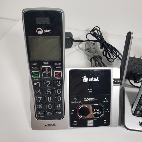 AT&T Digital Phone Answering Machine CL82415 Call ID Cordless 4 Phone Set w/Base - Picture 2 of 20