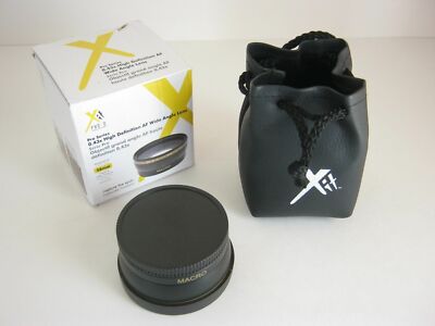 XIT Photo 58mm 0.43 Wide Angle Lens Black Macro NEW High Definition XT58WAB