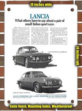 Metal Sign - 1967 Lancia Fulvia Rallye Coupe Zagato Sport Fastback - 10x14