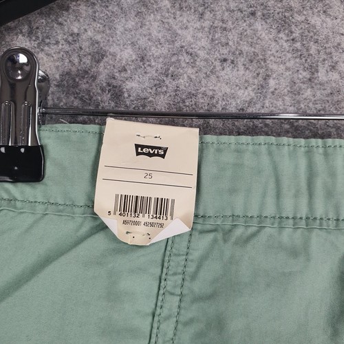 Levi's Pants Womens 25 Green Convertible Cargo Pants Shorts Straight Leg 9829 - Picture 4 of 17