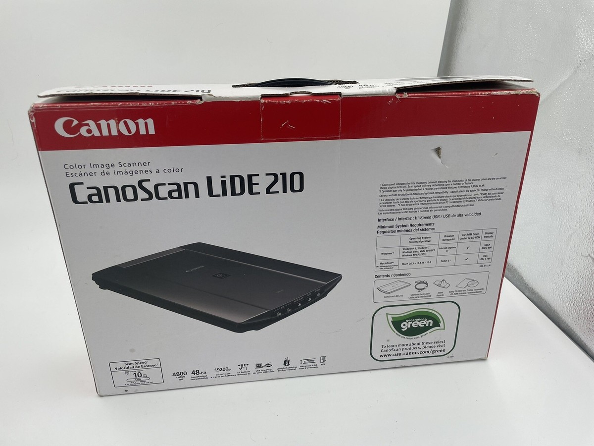 【美品】 CANON キヤノン スキャナー CanoScan LIDE210 Amazon.com: Canon Canoscan Lide 210 Flatbed Scanner - 4800