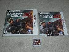 NINTENDO 3DS GAME TOM CLANCYS SPLINTER CELL 3D COMPLETE W CASE MANUAL UBISOFT