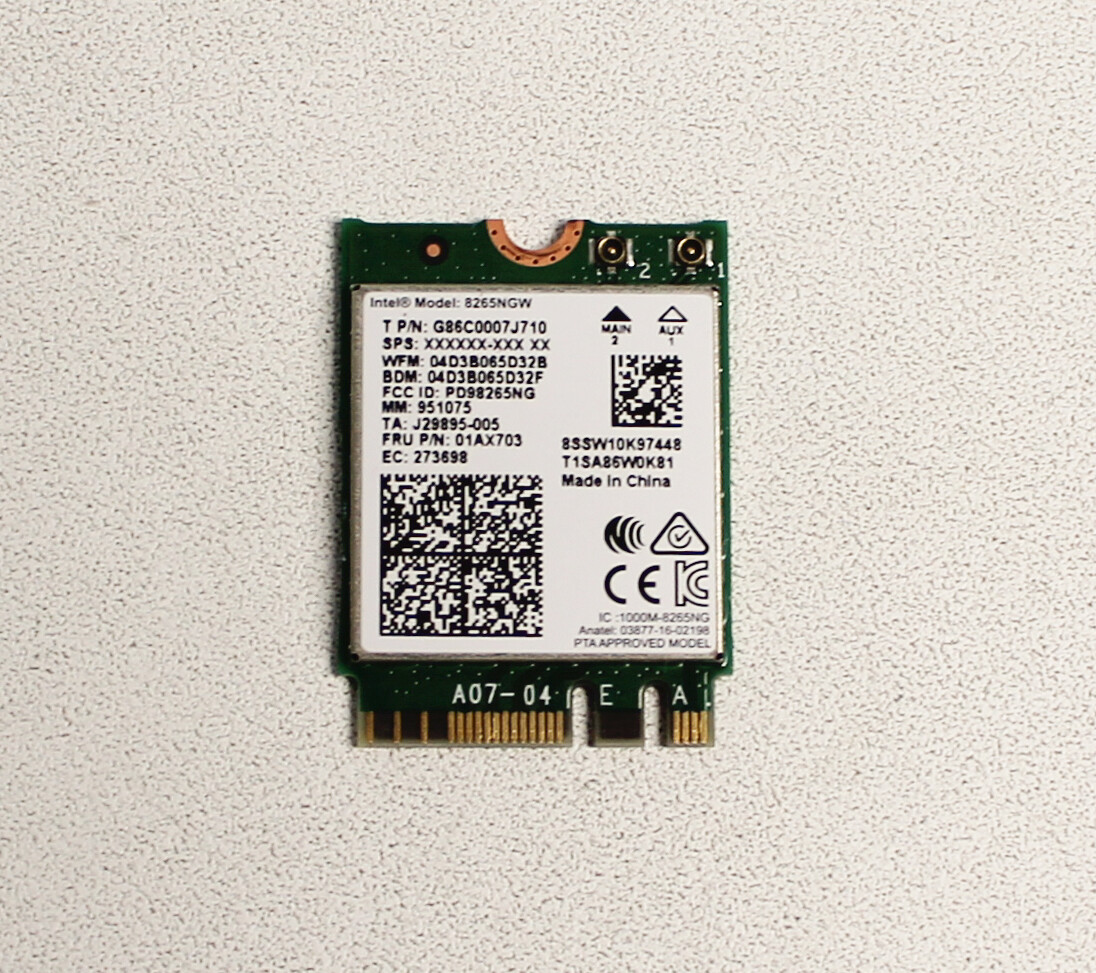 8265ngw-hp-probook-470-g4-wi-fi-sans-fil-bluetooth-4-2-carte-grade-a
