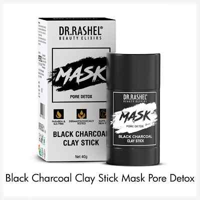 DR.RASHEL Black Charcoal Clay Mask for Blackheads