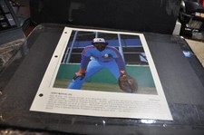 montreal expos 1981 # 43 jerry manuel dimanche dernière heure Newspaper photo 1