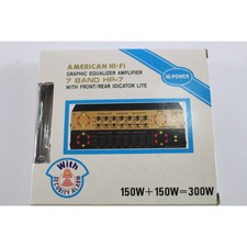 Vintage American Hi-fi Graphic Equalizer Amplifier 7 Band Hp-7 - New Open Box