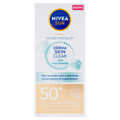 Nivea Sun Face Derma Clear FP50+ 40ml