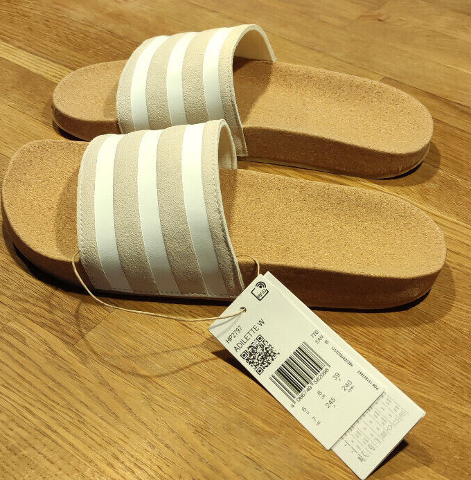 Adidas Adiletten Damen Kork Adiletten Kork 39 Adidas Kork Adilette