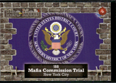 2023 Historic Autograph's Mob 2 Card #188 Mafia Commission Trial