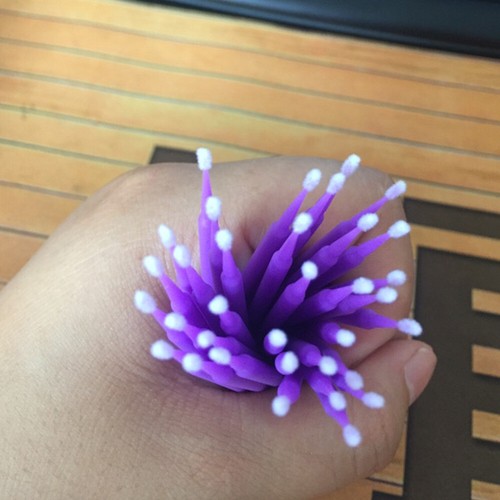 100Pcs 1.0/2.0mm Micro Car Touch Up Paint Brushes Small Tips Micro Applicators - Bild 9 von 12
