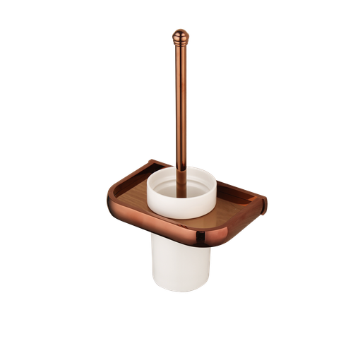 Multi-Functional Rose Gold Alloy Bathroom Accessory Towel Rack Toilet Towel Rod - Picture 70 of 119