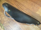 GENUINE VINTAGE BROOKS BROWN LEATHER RIVETED SADDLE