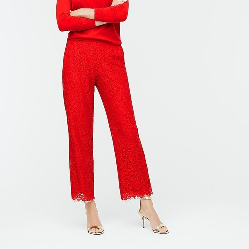 Peyton wide-leg pant in lace AE593 