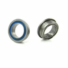 TRB RC 1/4x3/8x1/8 Flanged Precision Ball Bearings ABEC 5 Hybrid Seals (2)