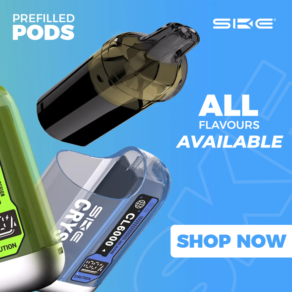 SKE Crystal CL6000 Pods | Prefilled Replacement Pods | 2ml | E-Cig ...