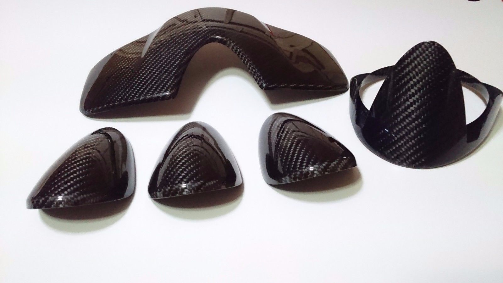 CARBON FIBER INSTRUMENT SPEED GAUGE CLUSTER PANEL HOOD POD COVER FOR