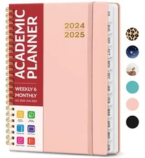 Academic Planner 2024-2025 For Women & Men Monthly and Weekly Calender Planne...