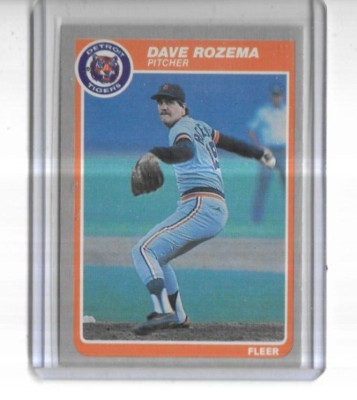 1985 Fleer #21 Dave Rozema Detroit Tigers | eBay
