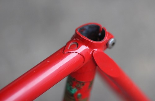 Raleigh Record Reynolds 531 Frame / 58 cm / Red Black / yellow 58 59 ti - Bild 8 von 24