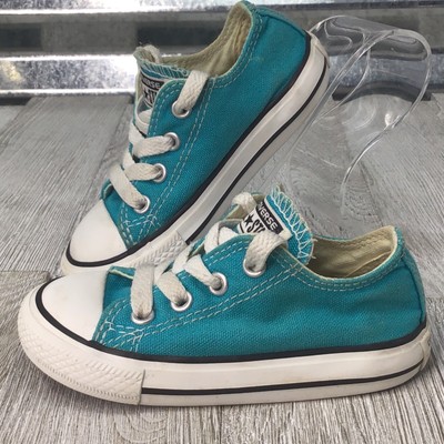 girls turquoise converse