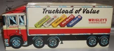 Wrigley's Gum cardboard truck counter display