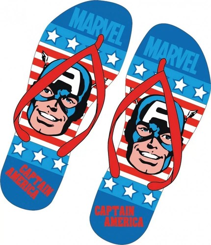 Captain America Flip Flops 