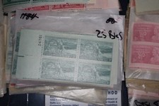 Lot of 70 different 3 cent plate blocks of 4 Mint NH OG