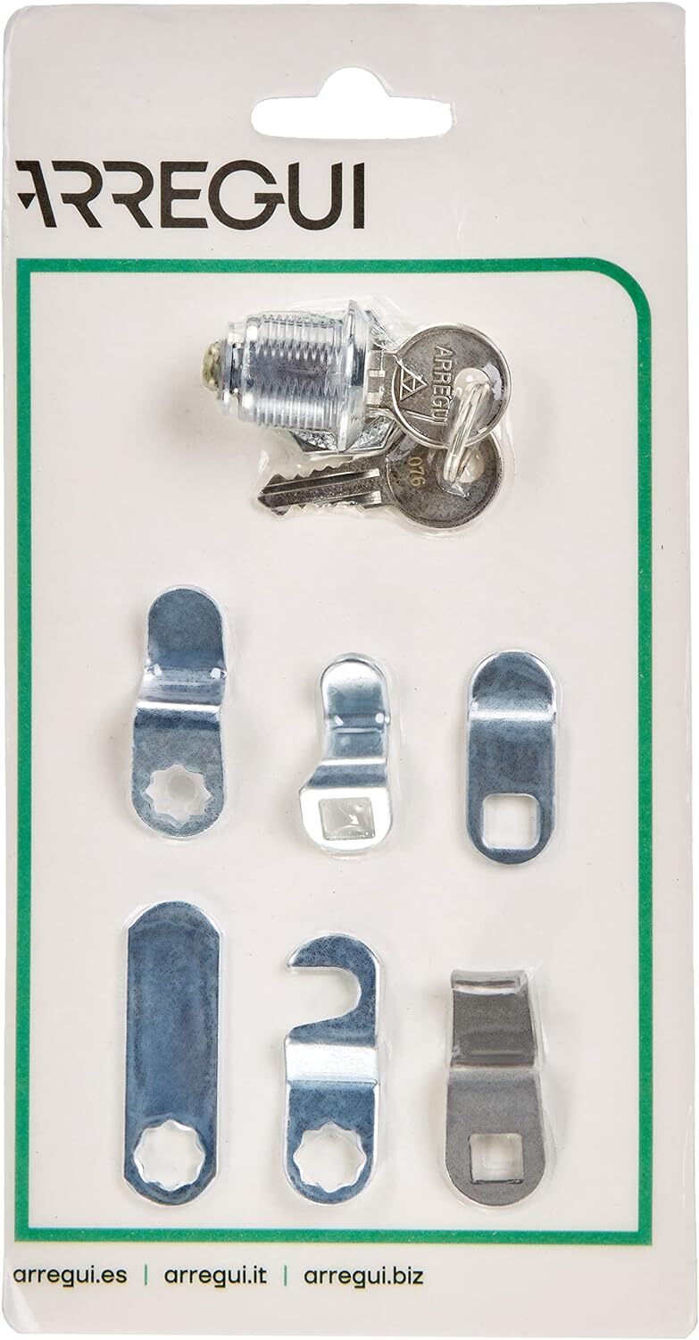 Arregui Cer1004 Schloss-set Für Außenbriefkasten 2,35 X 2,35 X 1,3 Cm