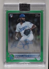 2022 Topps Clearly Authentic Auto Green 54/99 Andre Jackson #CAA-AJ Auto 0rd2